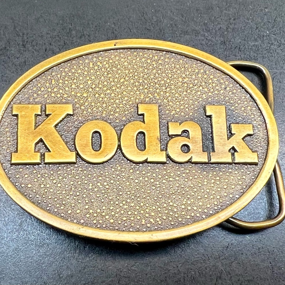 Kodak Oval Belt Buckle